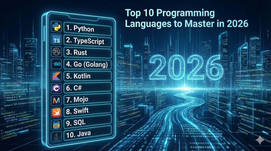 Top 10 Programming Languages to Master in 2026